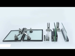 شیشه لایه ای توخالی با عنکبوت برای دیوار پرده